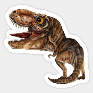 Tyrannosaurus Rex Chibi Dinosaur Sticker